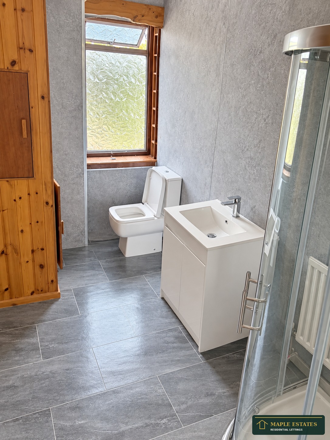 Newly fitted upstairs shower room